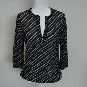 The Limited Black 3/4 Sleeve Top  - Size S